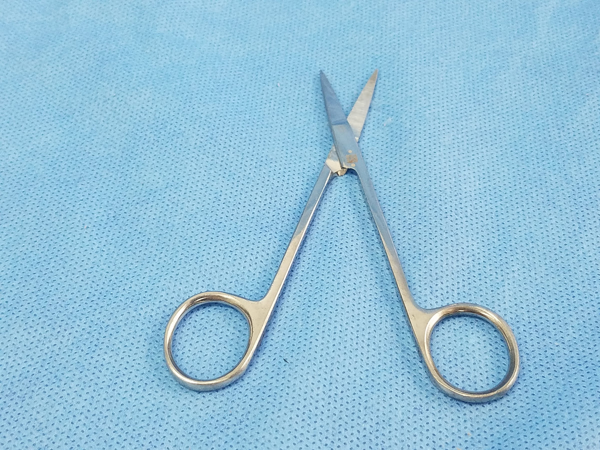 Straight Iris Scissor Stainless Steel Surgical Dental Tool