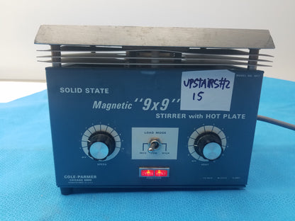 Cole-Parmer 4817 Solid State Magnetic 9″X9″ Stirrer With Hot Plate
