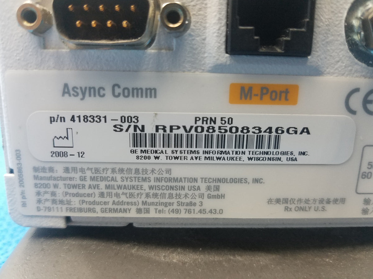 GE Medical Systems PRN 50-M Digital Thermal Printer Recorder P/N 418331-003