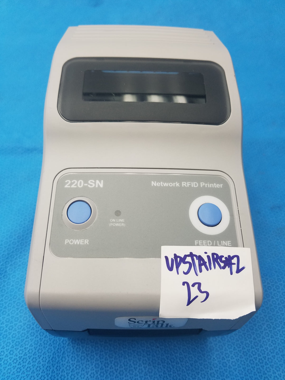 Sato CG208DT-LAN ScripTalk 220-SN Network RFID Thermal Barcode Label Printer