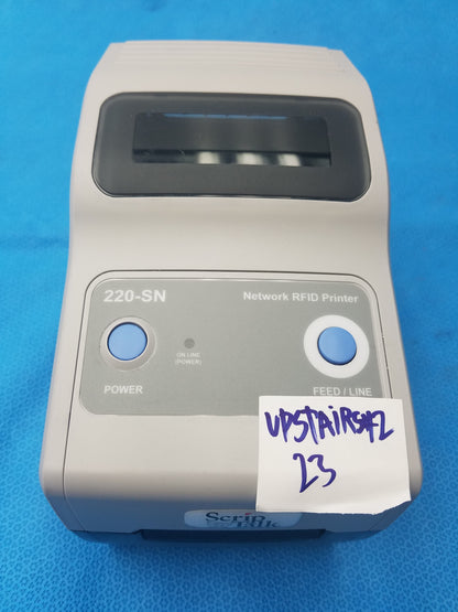 Sato CG208DT-LAN ScripTalk 220-SN Network RFID Thermal Barcode Label Printer