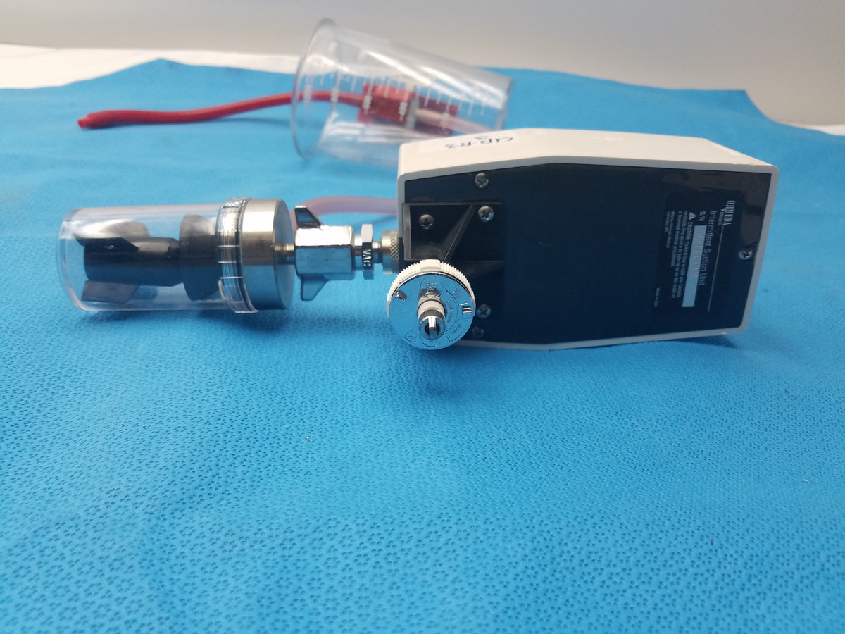 Ohmeda Medical Intermittent Suction Unit Vacuum Regulator With Canister S/N GFFE04931