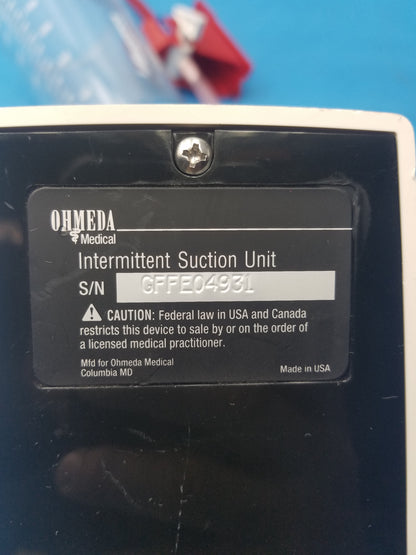 Ohmeda Medical Intermittent Suction Unit Vacuum Regulator With Canister S/N GFFE04931