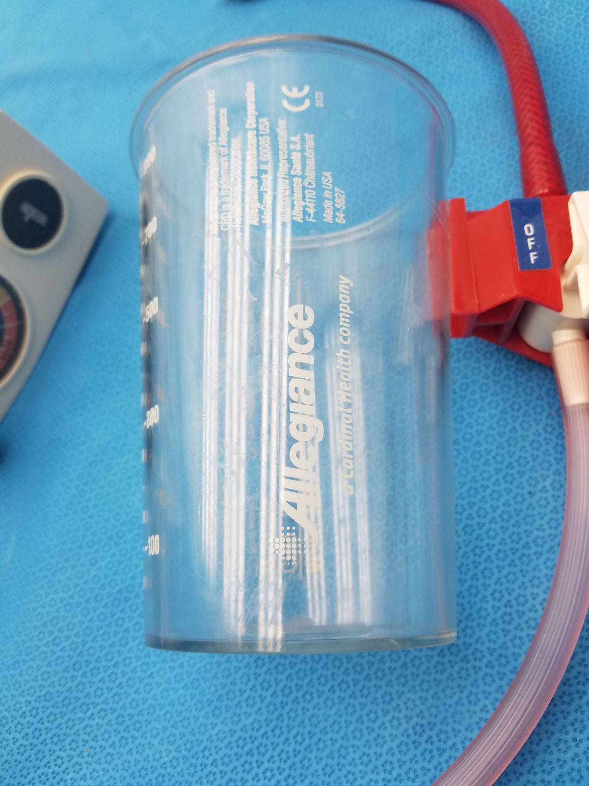 Ohmeda Medical Intermittent Suction Unit Vacuum Regulator With Canister S/N GFFE04931