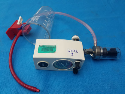 Ohmeda Medical Intermittent Suction Unit Vacuum Regulator With Canister S/N GFFE04931