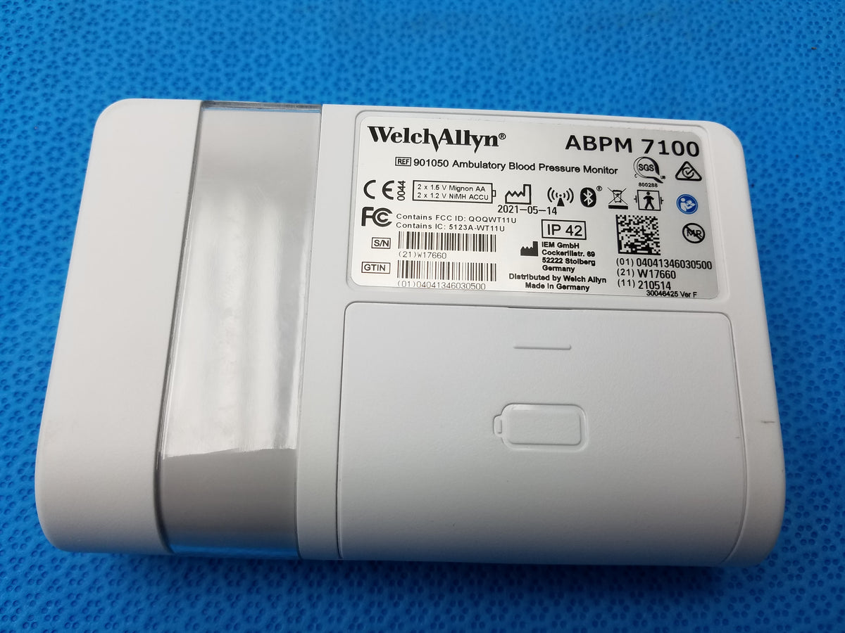 Welch Allyn ABPM 7100 Ambulatory Blood Pressure Monitor Ref 901050