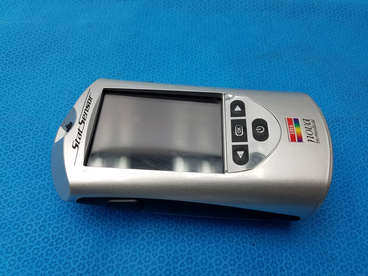 Nova Biomedical 44052 Stat Sensor Creatinine Meter With Docking Station Ref 42225