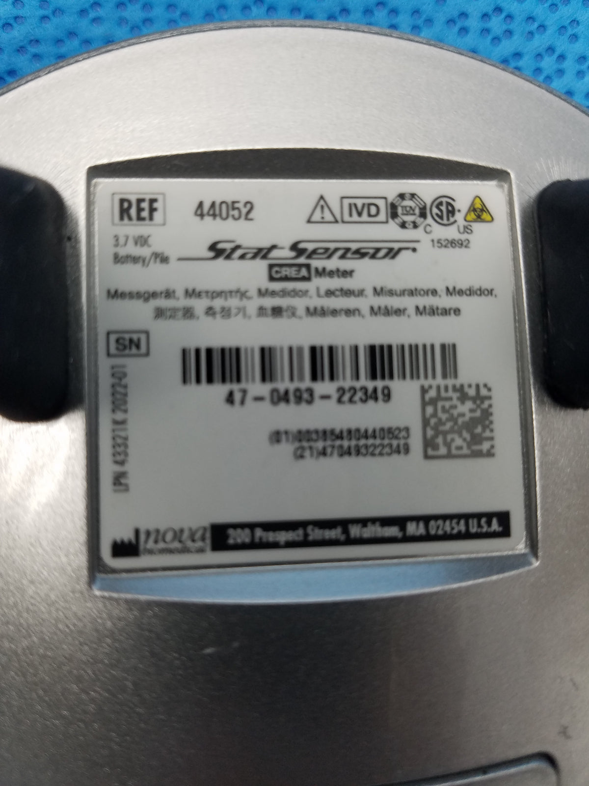 Nova Biomedical Stat Sensor Creatinine Meter Ref 44052 - For Parts
