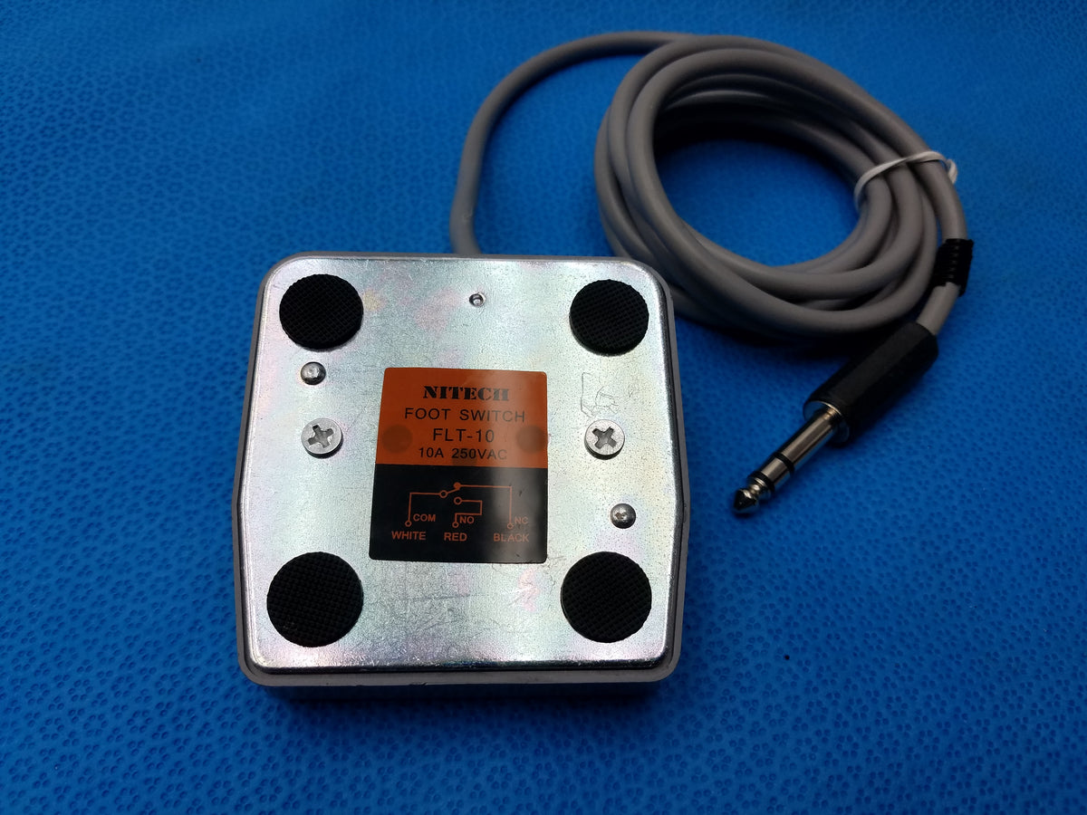 Nitech FLT-10 FootSwitch Heavy Duty Pedal Momentary Control 250VAC 10A