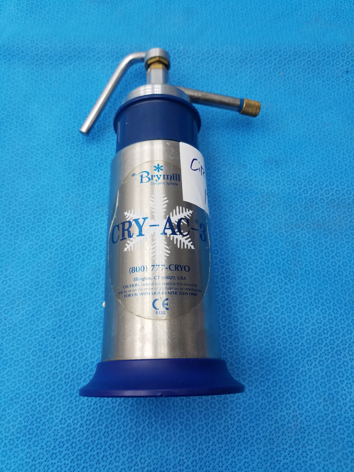 Brymill Cry-Ac-3 Handheld Liquid Nitrogen Sprayer Dispenser System