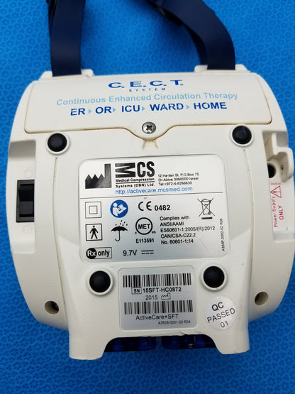MCS ActiveCare+SFT Home Care CECT System Pneumatic Compression Device