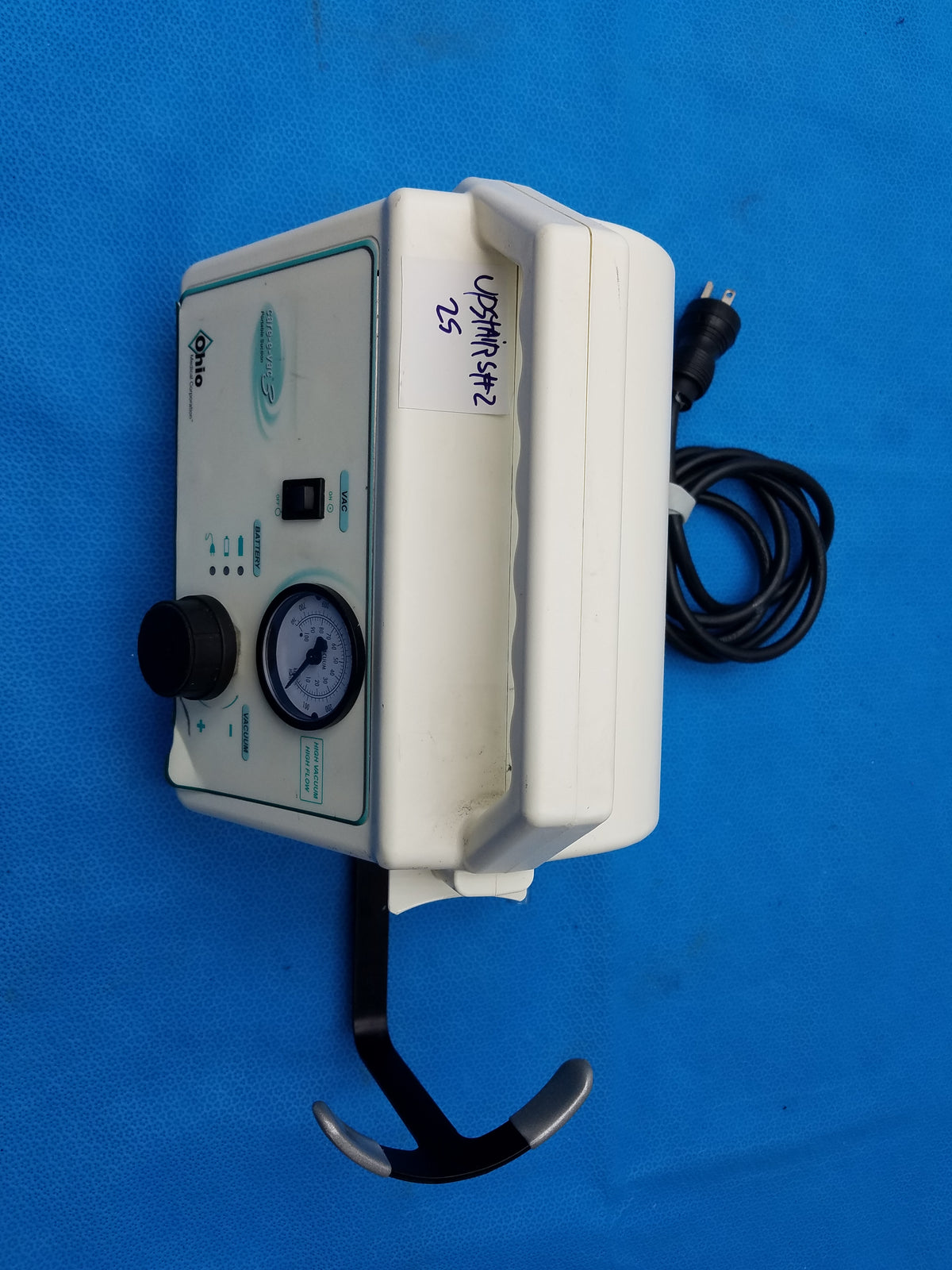 Ohio Medical Care-E-VAC 3 Portable Aspirator Suction Unit