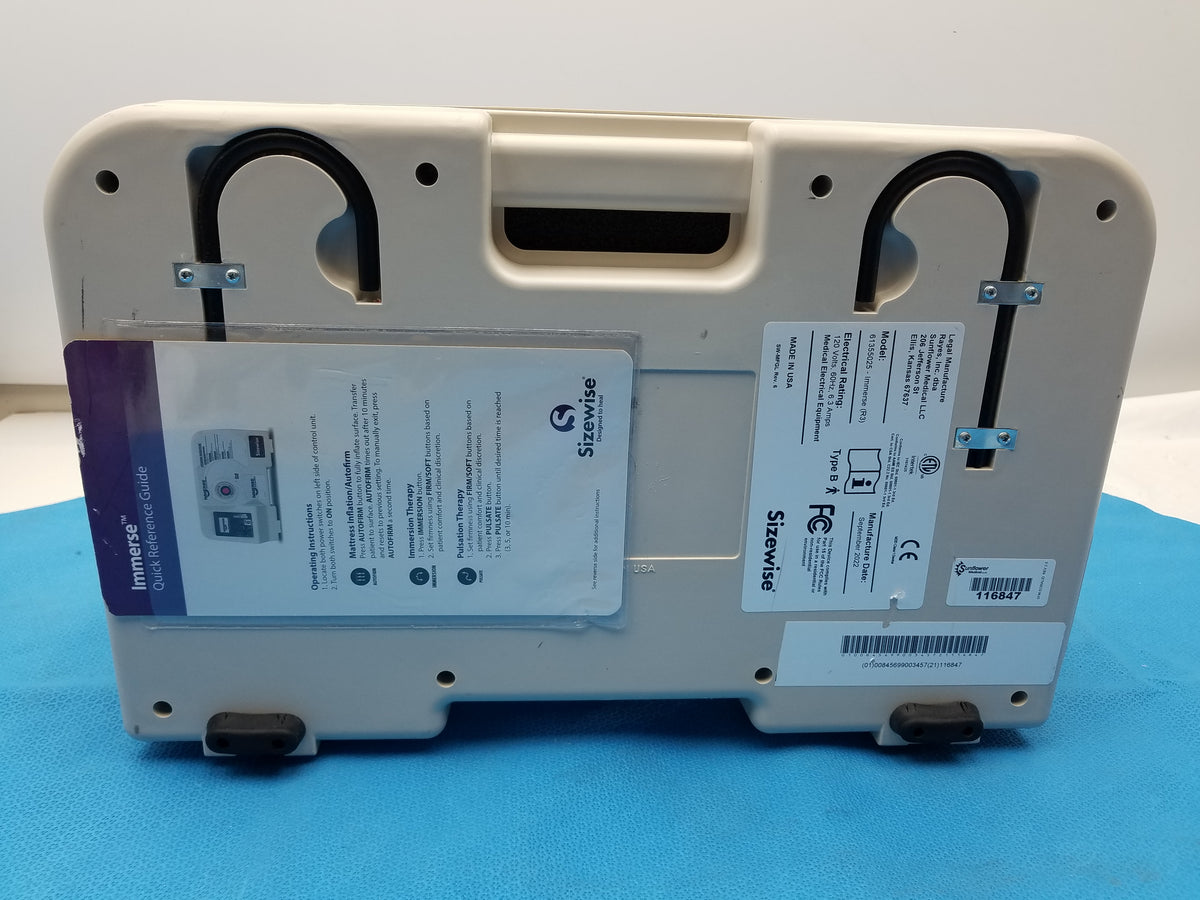 Sunflower Sizewise Immerse Low Air Loss Mattress Pump Model 61355025