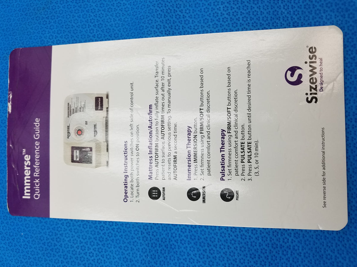 Sunflower Sizewise Immerse Low Air Loss Mattress Pump Model 61355025