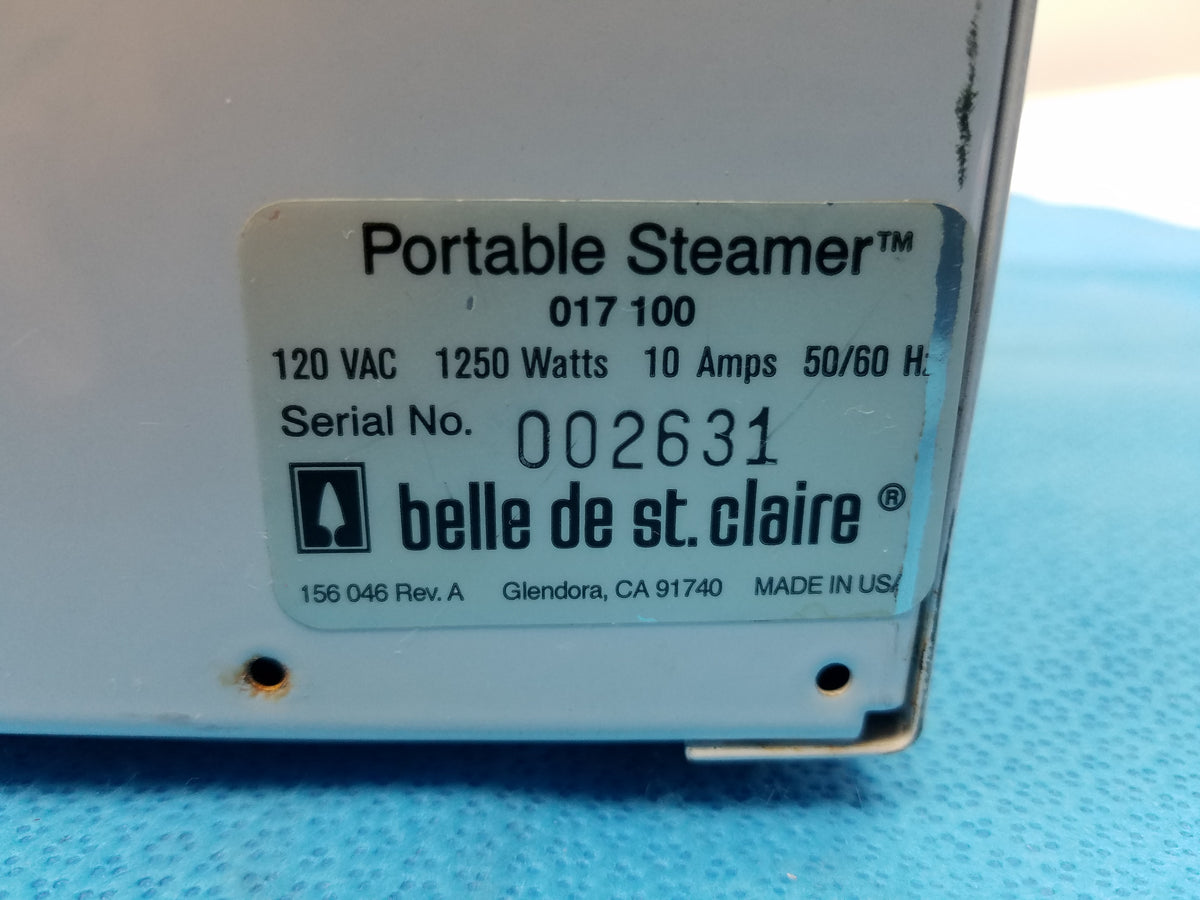 Innovative Medical Solutions Belle De St. Claire Portable Dental Lab Steamer 120Vac 50/60Hz