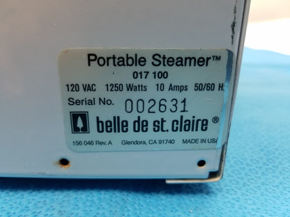 Innovative Medical Solutions Belle De St. Claire Portable Dental Lab Steamer 120Vac 50/60Hz