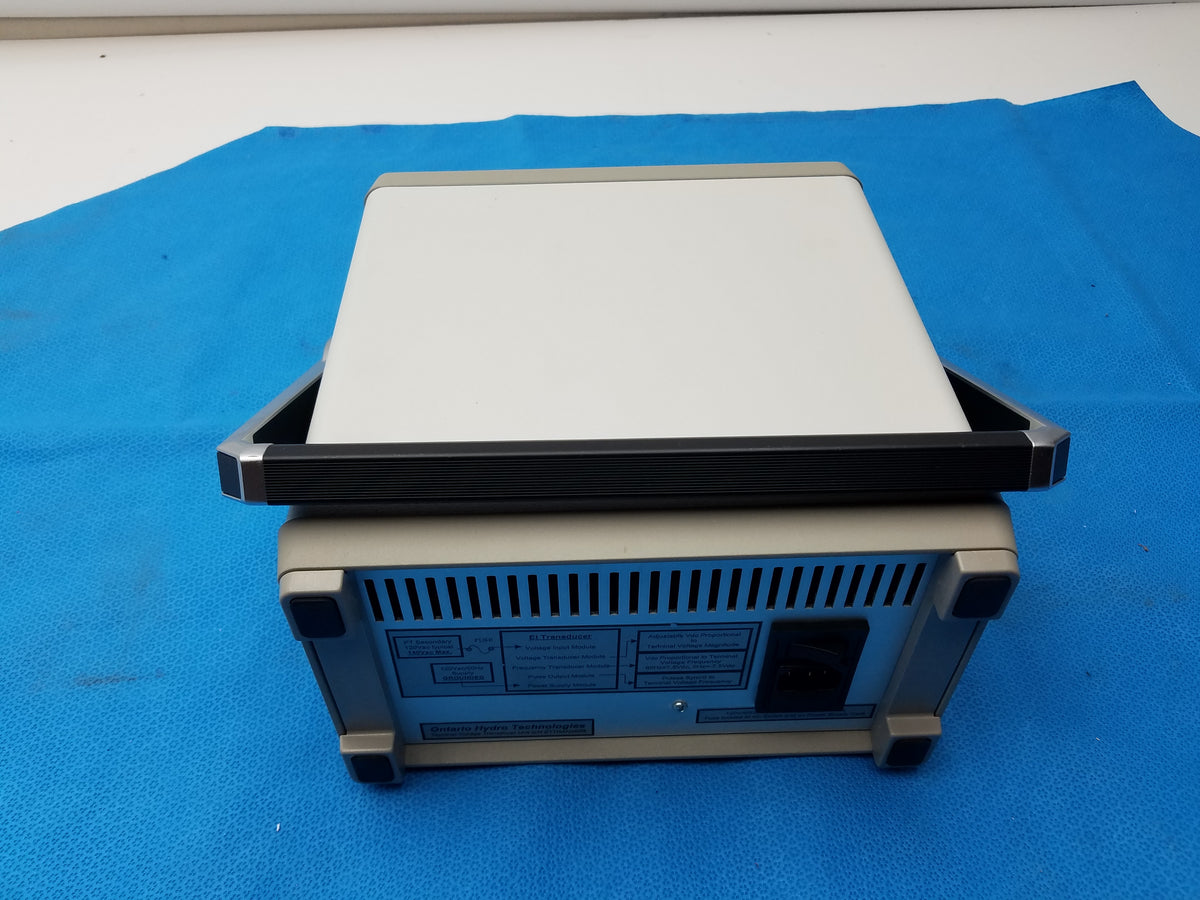 Ontario Hydro Technologies 3-Phase Terminal Voltage & Frequency Transducer Test System With US-CE-C External Junction Interface Blocks