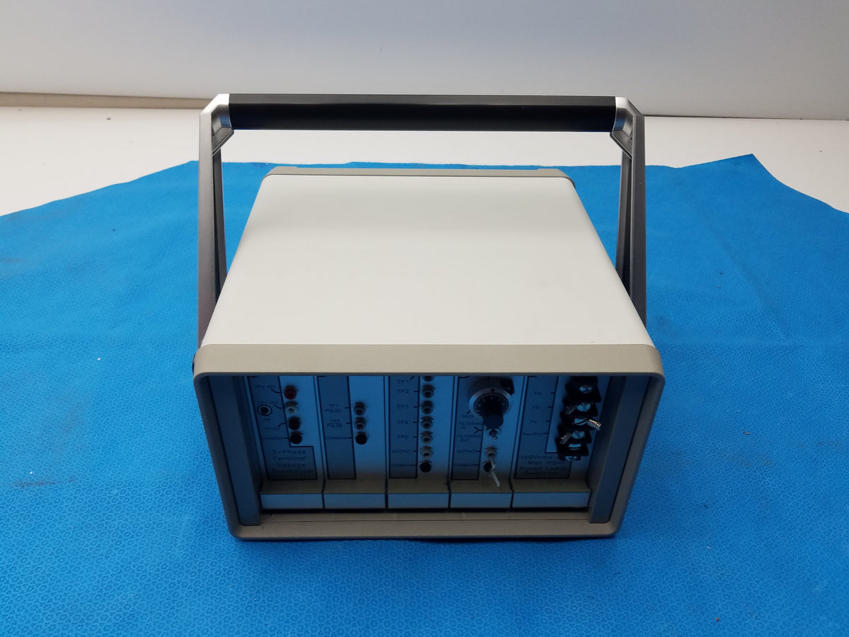 Ontario Hydro Technologies 3-Phase Terminal Voltage & Frequency Transducer Test System With Case