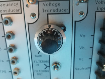 Ontario Hydro Technologies 3-Phase Terminal Voltage & Frequency Transducer Test System With Case