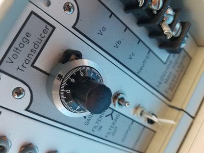 Ontario Hydro Technologies 3-Phase Terminal Voltage & Frequency Transducer Test System With Case