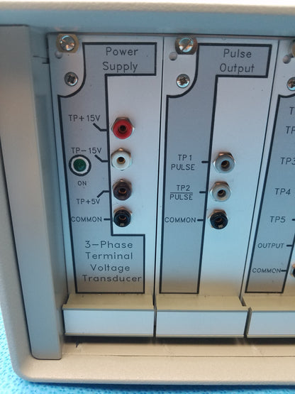 Ontario Hydro Technologies 3-Phase Terminal Voltage & Frequency Transducer Test System With Case