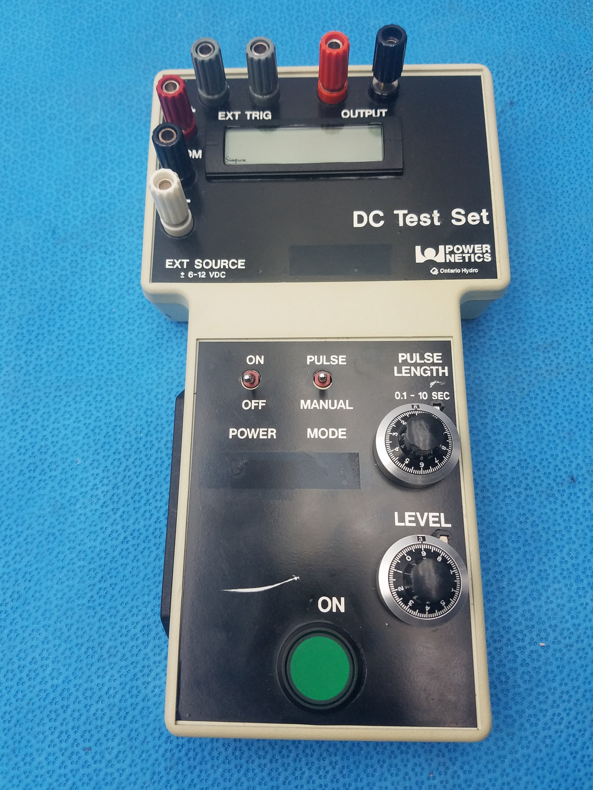 Powernetics DC Test Set With General Electric Phase Shifting Transformers & Intertechnology Probes