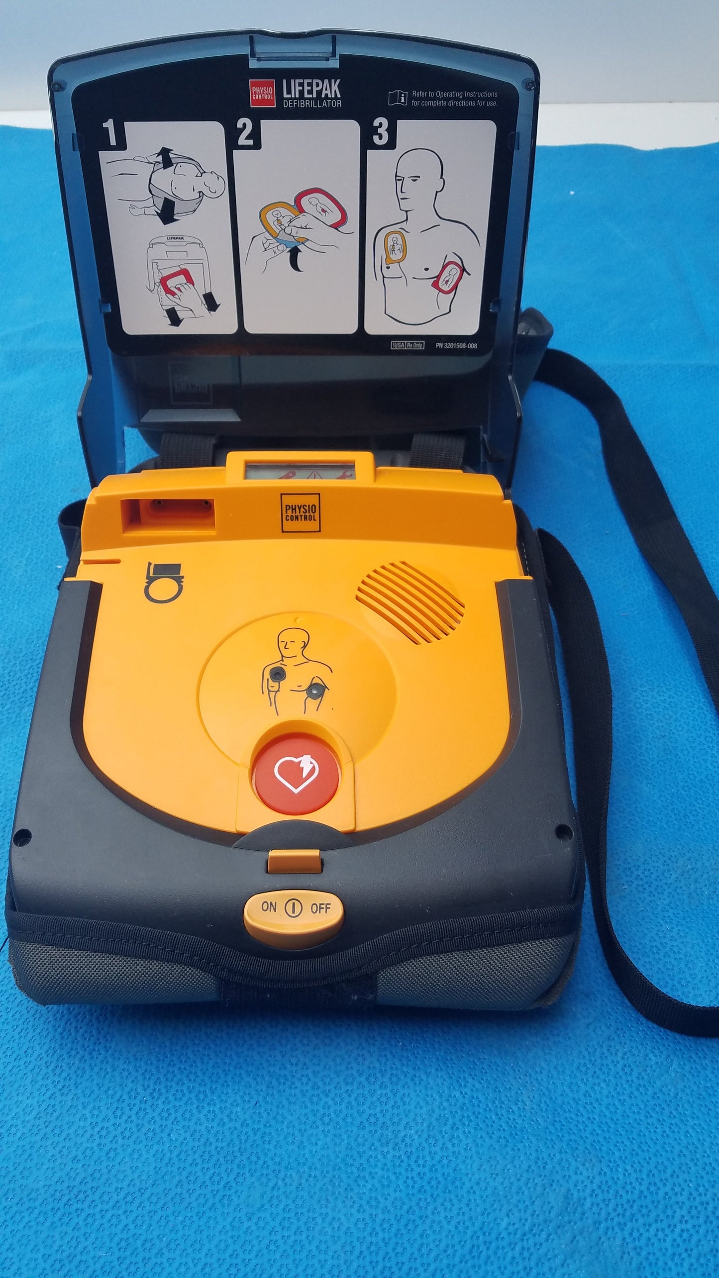 Physio Control LIFEPAK CR-T AED Trainer Defibrillator With Bag P/N 3201508-008