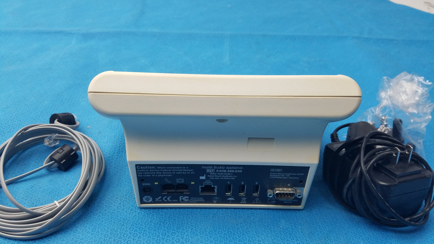 Bosch Health Buddy 3 Appliance With Adapter Ref F.03D.200.035