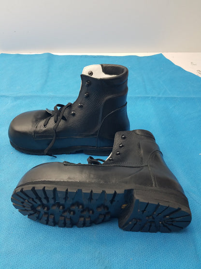 Mens Custom Extra Wide Orthopedic Extra Depth Boots Black Leather