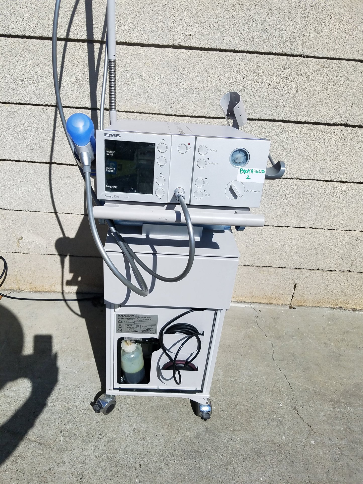 EMS Swiss DolorClast SA CH-1260 Nyon Extracorporeal Shockwave Therapy
