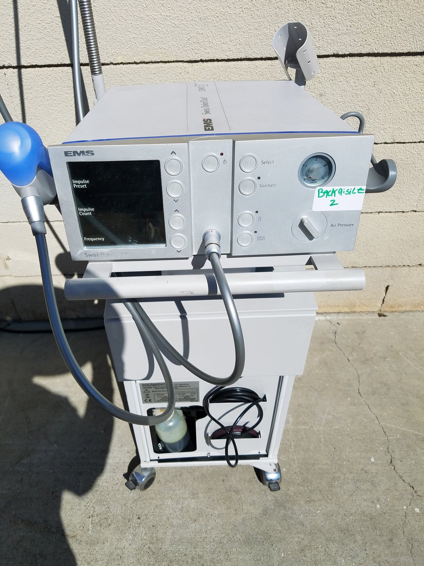 EMS Swiss DolorClast SA CH-1260 Nyon Extracorporeal Shockwave Therapy