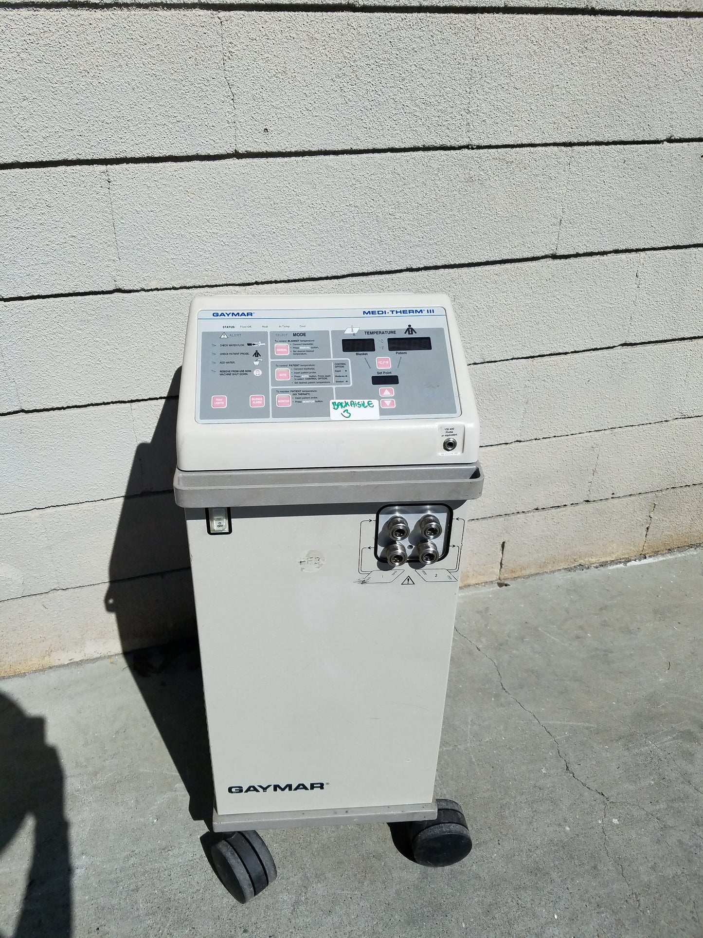 Gaymar MTA6900 Medi-Therm III Hyper / Hypothermia Machine