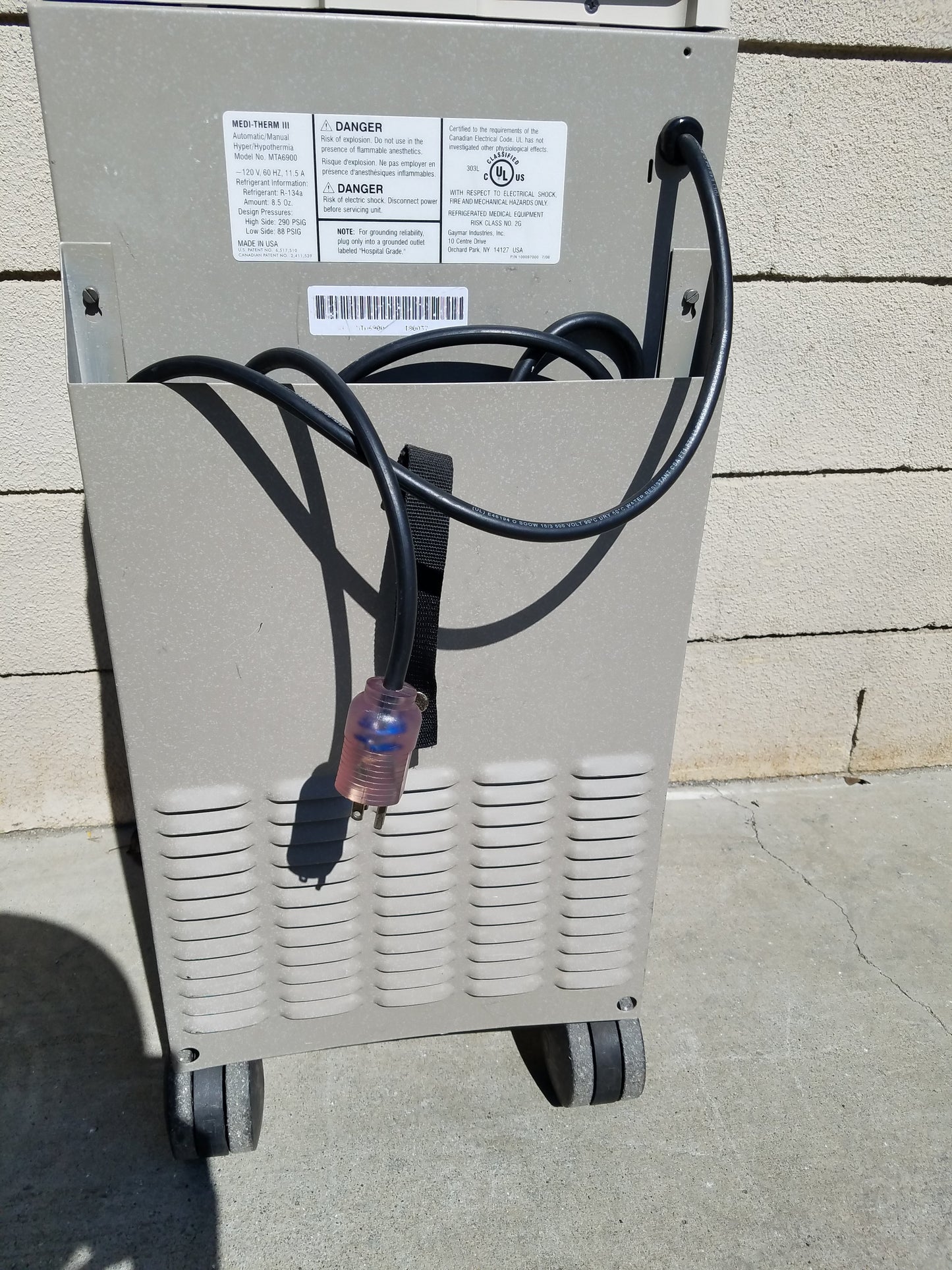 Gaymar MTA6900 Medi-Therm III Hyper / Hypothermia Machine