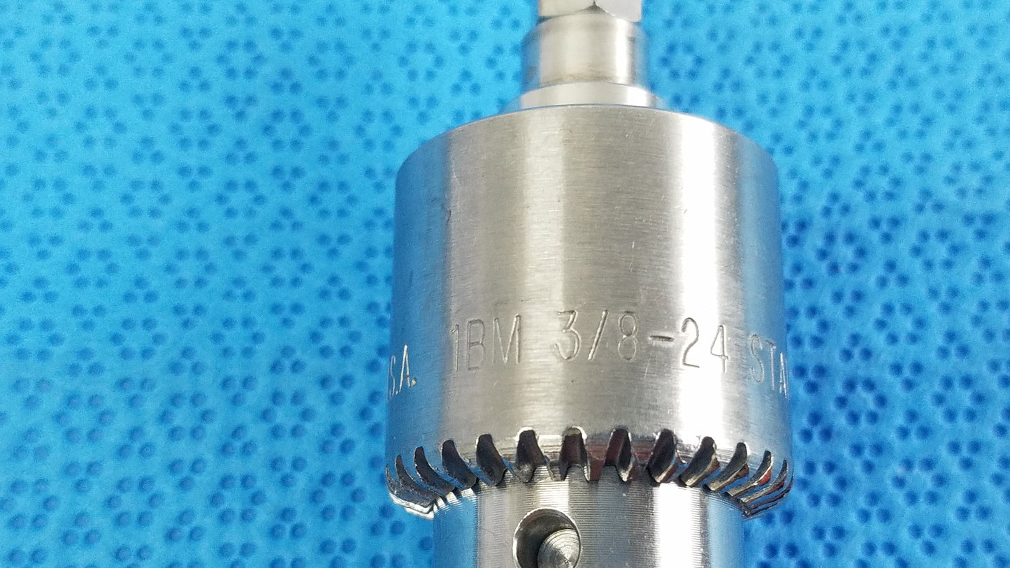 Jacobs Chuck 1BM  3/8 -24 Surgical Attachment Hand Piece