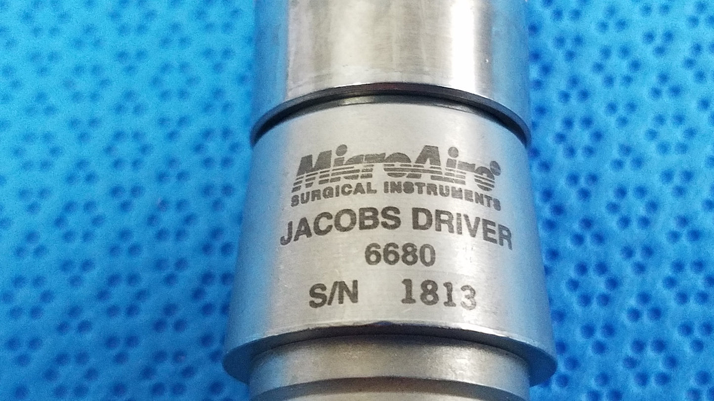 MicroAire 6680 Jacobs Driver Surgical Instrument Attachment
