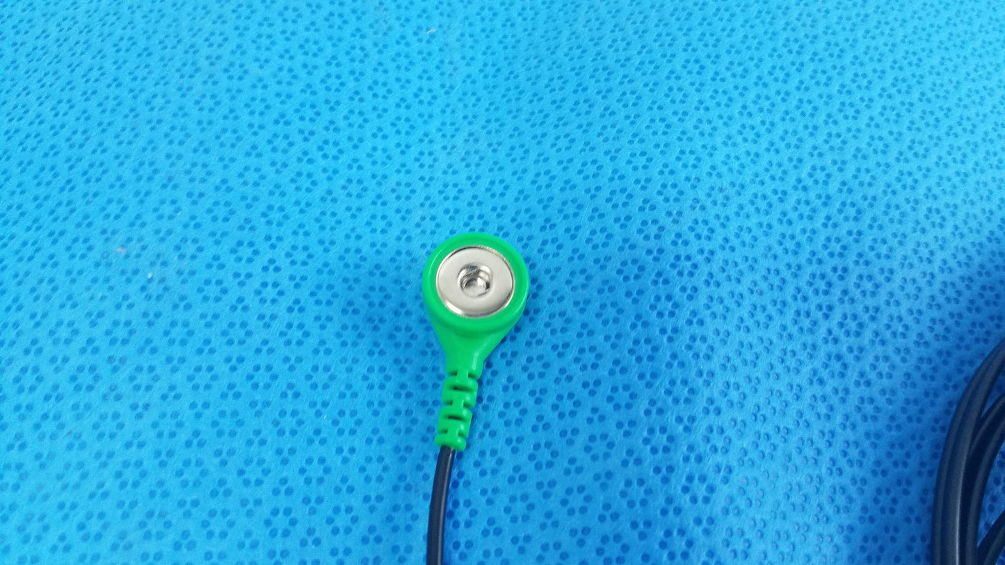 ECG 5-Lead Wire Patient Cable Snap Style Connection Set