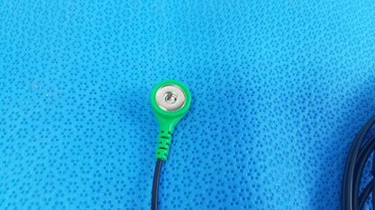 ECG 5-Lead Wire Patient Cable Snap Style Connection Set