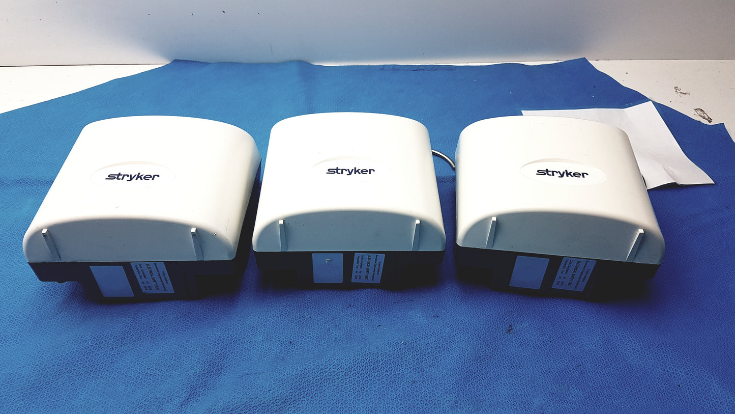 Lot of 3 Stryker 2861 Low Air Loss Pump IsoGel SPR Plus Mattress System