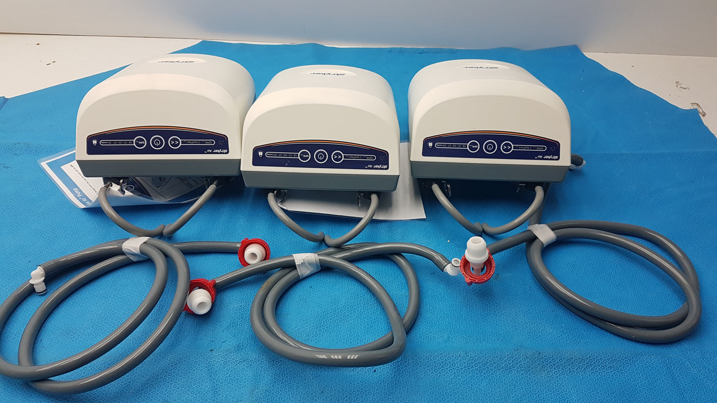 Lot of 3 Stryker 2861 Low Air Loss Pump IsoGel SPR Plus Mattress System
