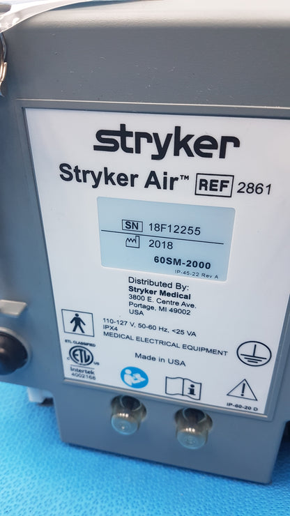 Lot of 3 Stryker 2861 Low Air Loss Pump IsoGel SPR Plus Mattress System