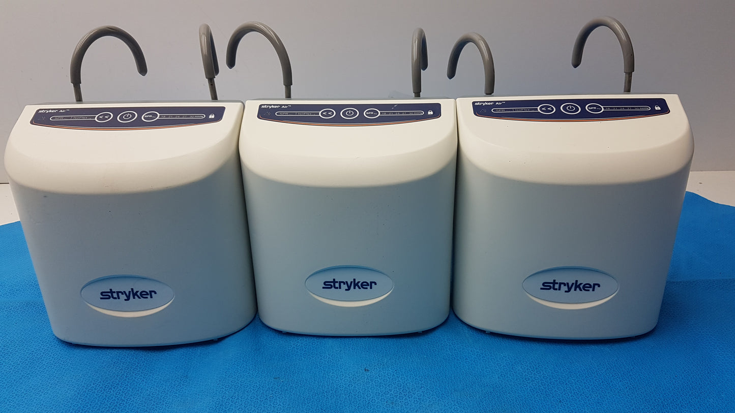 Lot of 3 Stryker 2861 Low Air Loss Pump IsoGel SPR Plus Mattress System