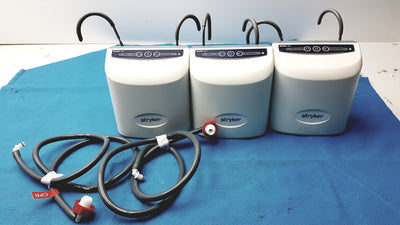 Lot of 3 Stryker 2861 Low Air Loss Pump IsoGel SPR Plus Mattress System With Air Hoses