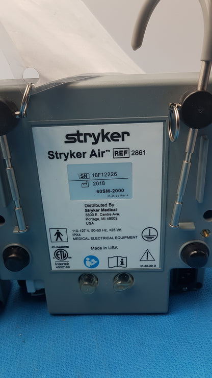 Lot of 3 Stryker 2861 Low Air Loss Pump Mattress System With Air Hoses
