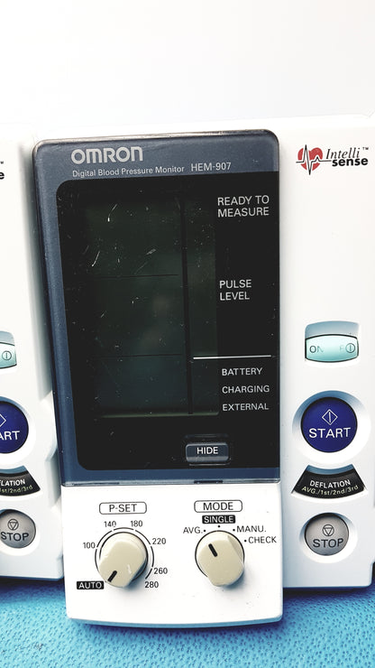 Lot of 6 Omron HEM-907XL IntelliSense Professional Digital Blood Pressure Monitor