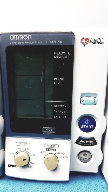 Lot of 6 Omron HEM-907XL IntelliSense Professional Digital Blood Pressure Monitor