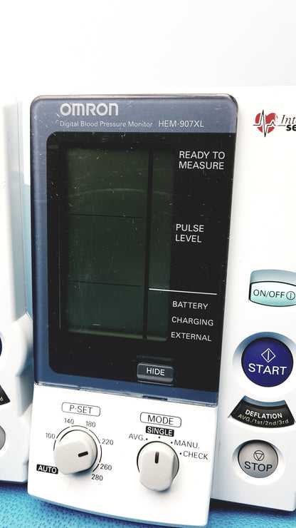 Lot of 6 Omron HEM-907XL IntelliSense Professional Digital Blood Pressure Monitor