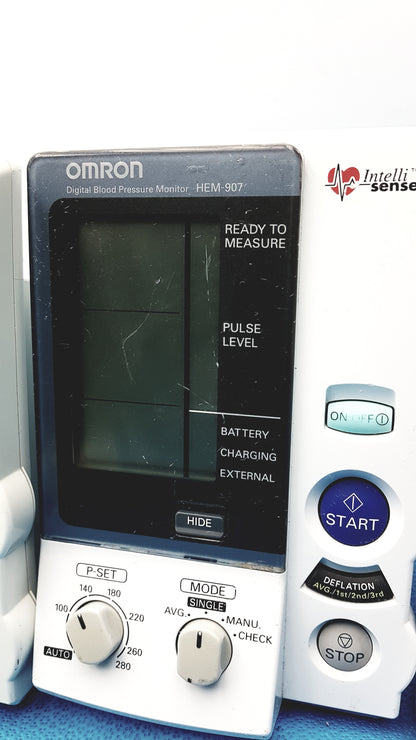 Lot of 6 Omron HEM-907XL IntelliSense Professional Digital Blood Pressure Monitor
