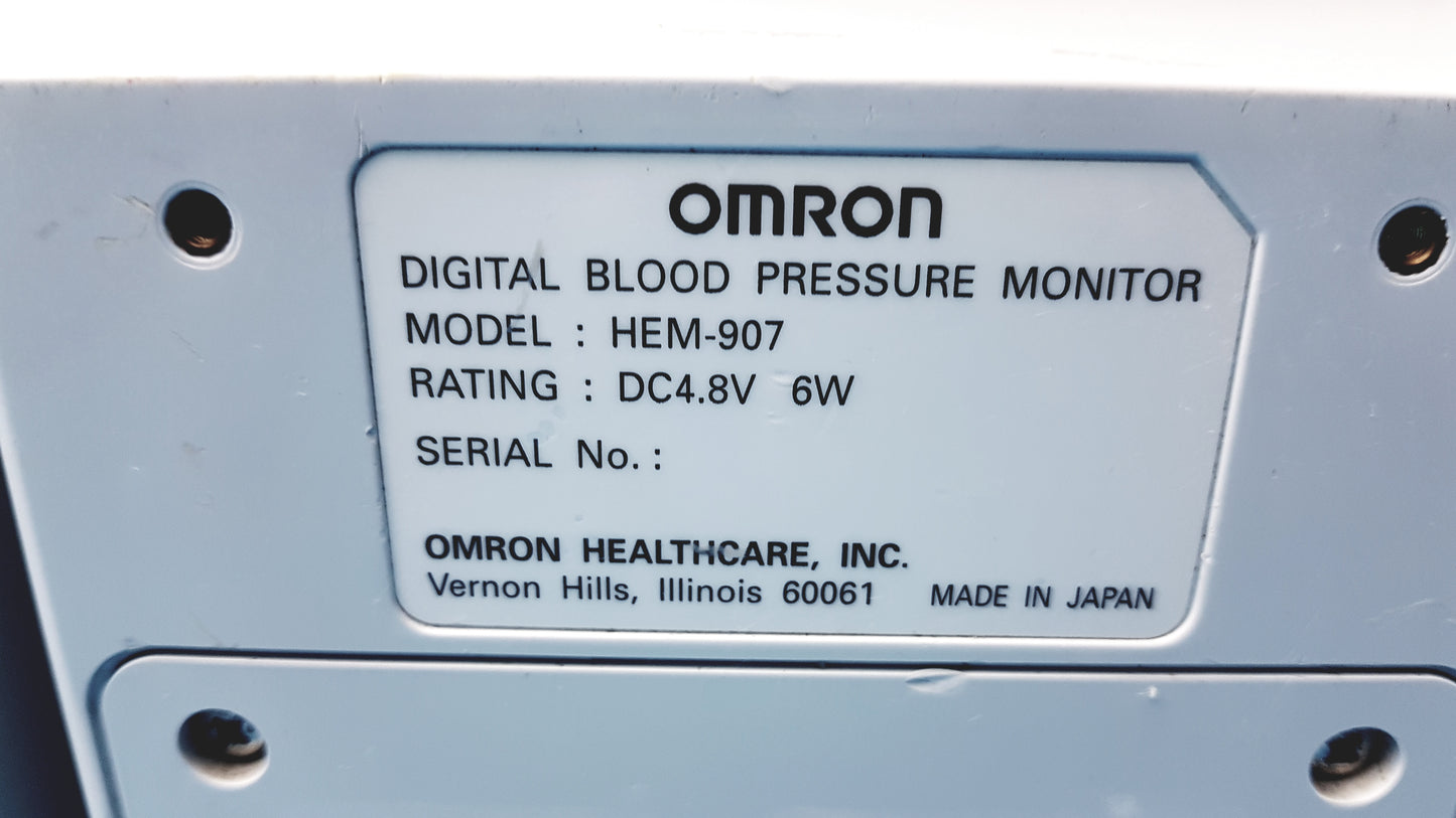 Lot of 6 Omron HEM-907XL IntelliSense Professional Digital Blood Pressure Monitor