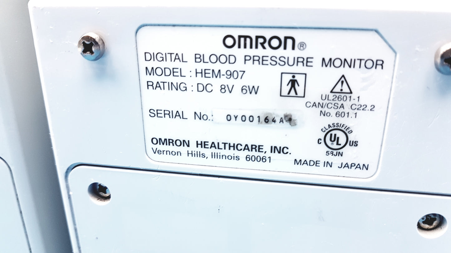 Lot of 6 Omron HEM-907XL IntelliSense Professional Digital Blood Pressure Monitor
