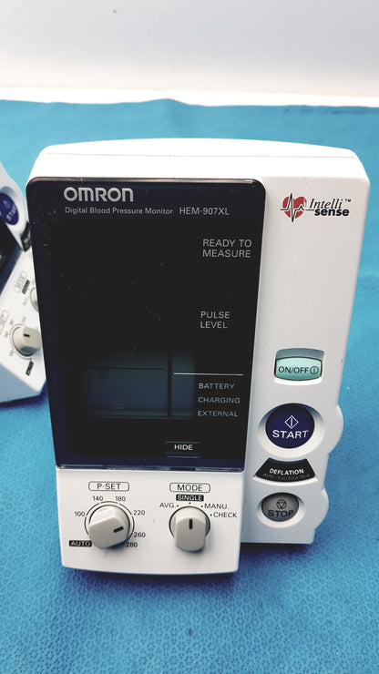 Lot of 6 Omron HEM-907XL IntelliSense Professional Digital Blood Pressure Monitor